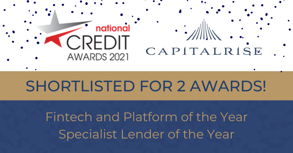 CapitalRise shortlisted for 2 awards at National Credit Awards 2021